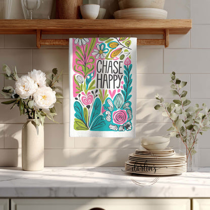 Chase Happy Kitchen Towel