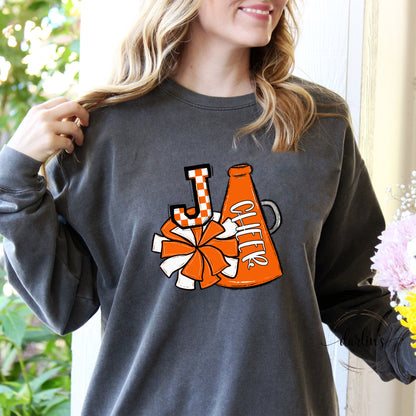 Cheer Pom And Megaphone - Orange