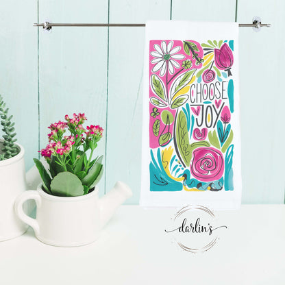 Choose Happy Kitchen Towel