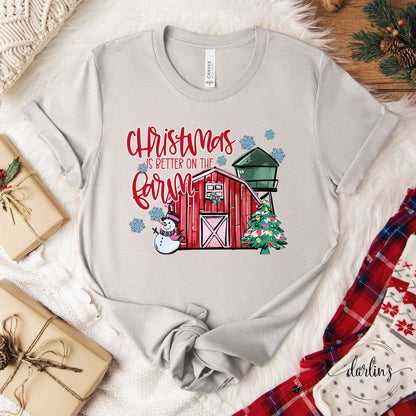 Christmas Is Better On The Farm Shirt