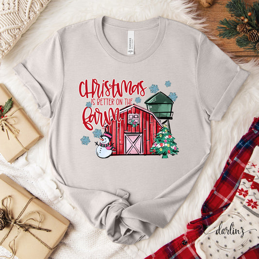 Christmas Is Better On The Farm Shirt