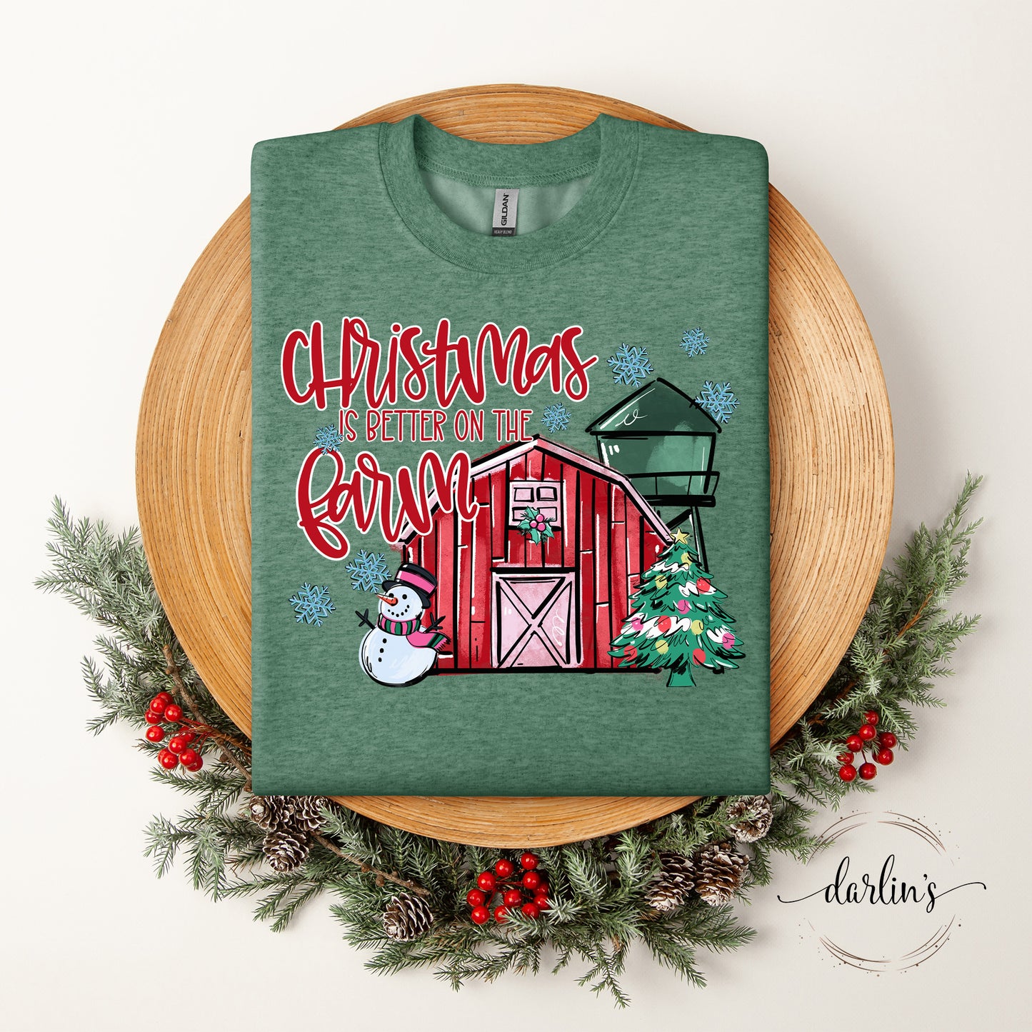 Christmas Is Better On The Farm Shirt