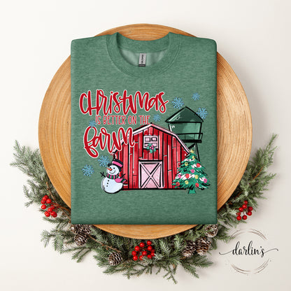 Christmas Is Better On The Farm Shirt