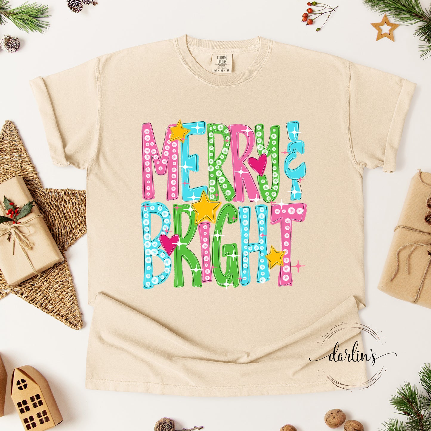 Colorful Merry And Bright Shirt
