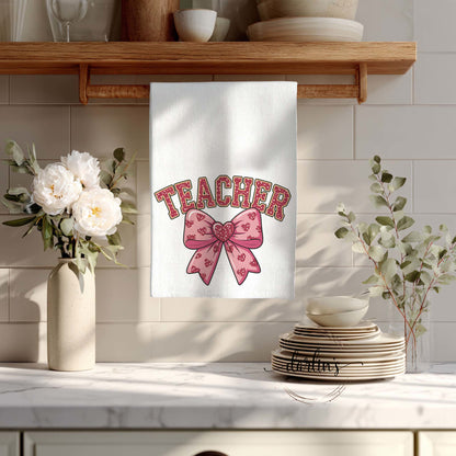Coquette Teacher Kitchen Towel