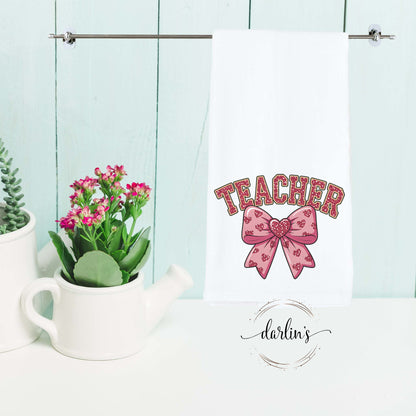 Coquette Teacher Kitchen Towel