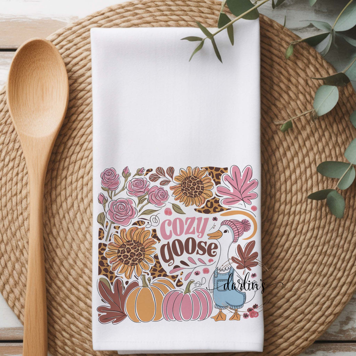 Cozy Goose Kitchen Towel