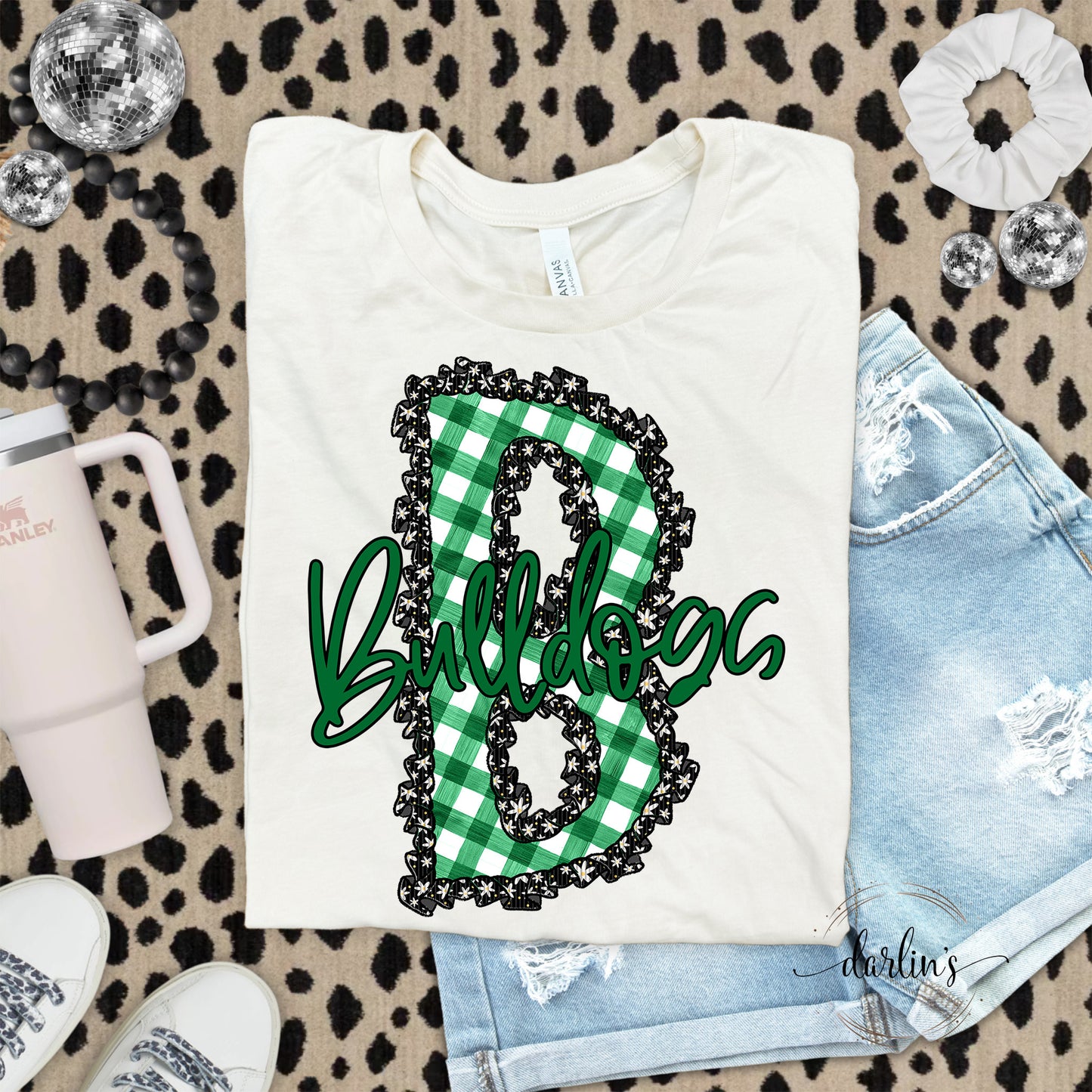 Daisy Ruffle B Bulldogs Shirt