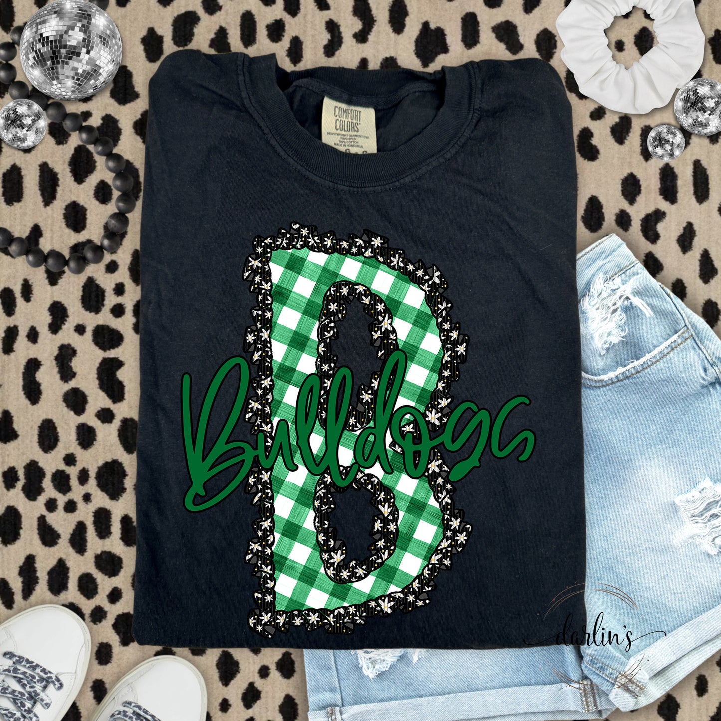 Daisy Ruffle B Bulldogs Shirt