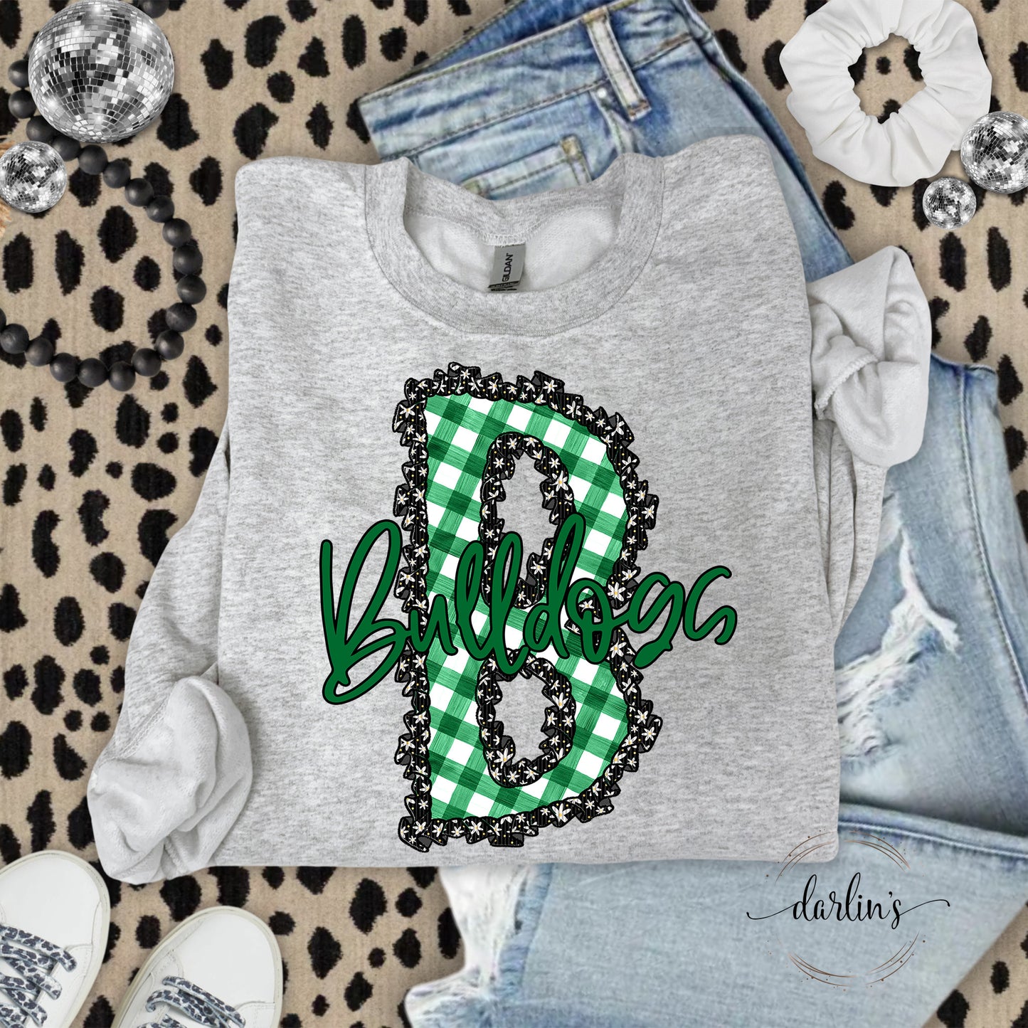 Daisy Ruffle B Bulldogs Shirt