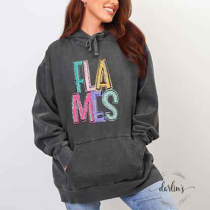 Dixie Dots Flames Shirt