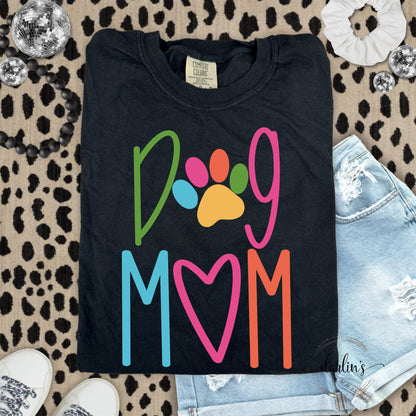 Dog Mom Lettering Shirt