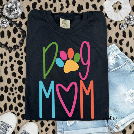 Dog Mom Lettering Shirt