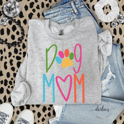 Dog Mom Lettering Shirt
