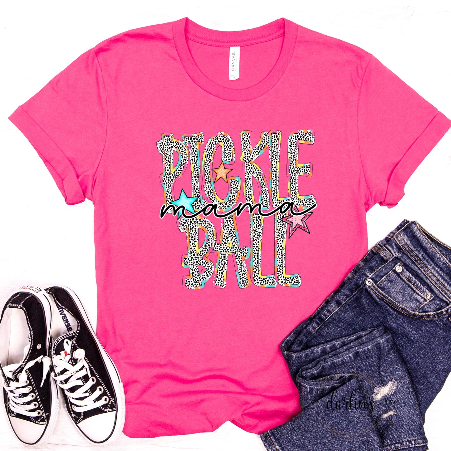Pickleball Mama - Dottie Bright Words - Customizable Shirt