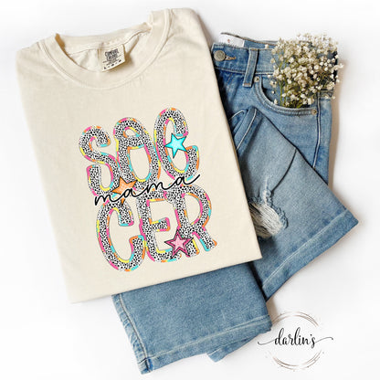 Soccer Mama - Dottie Bright Words - Customizable Shirt