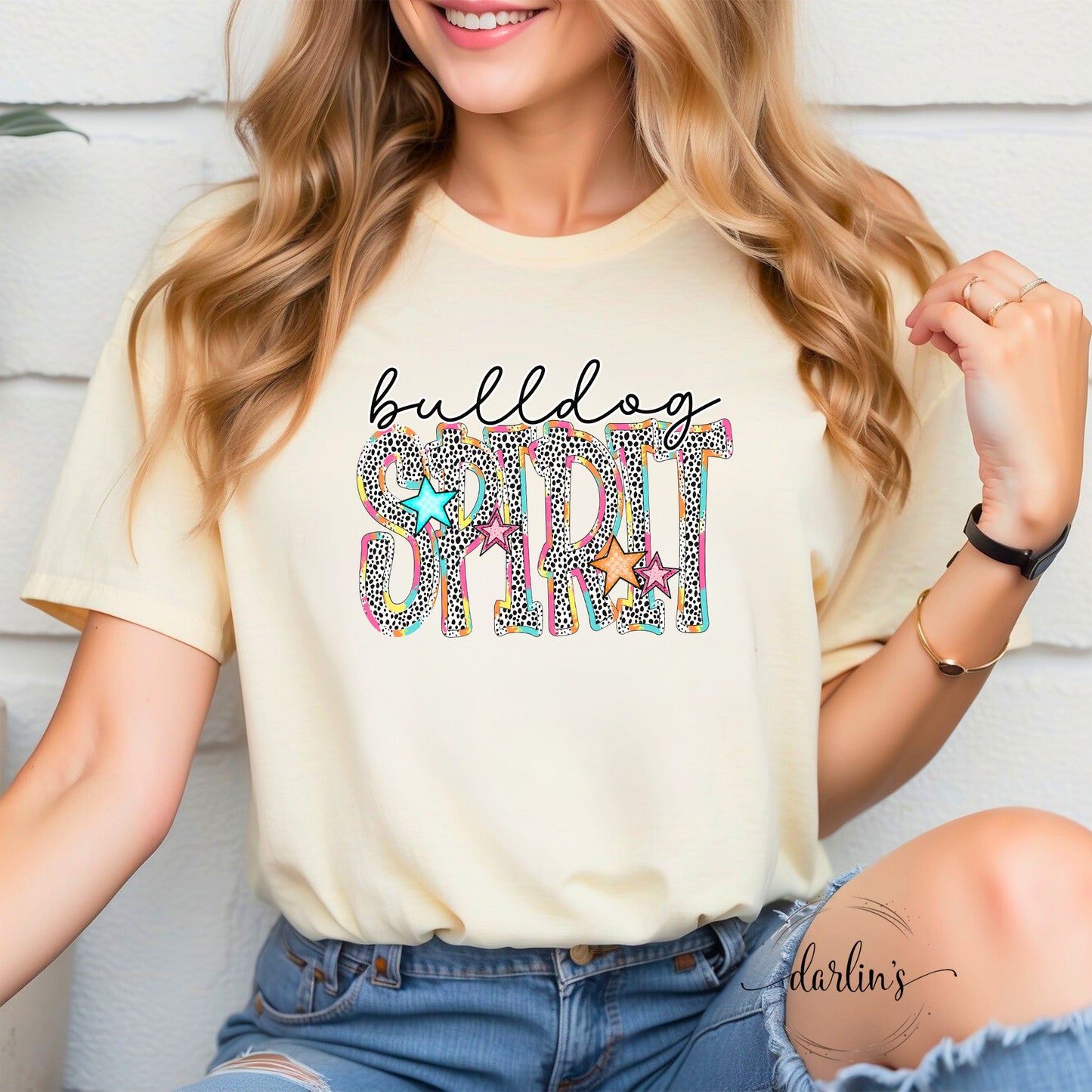 Bulldog Spirit - Dottie Bright Words Shirt