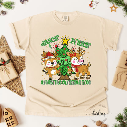 Dancin And Prancin Around The Christmas Tree Shirt