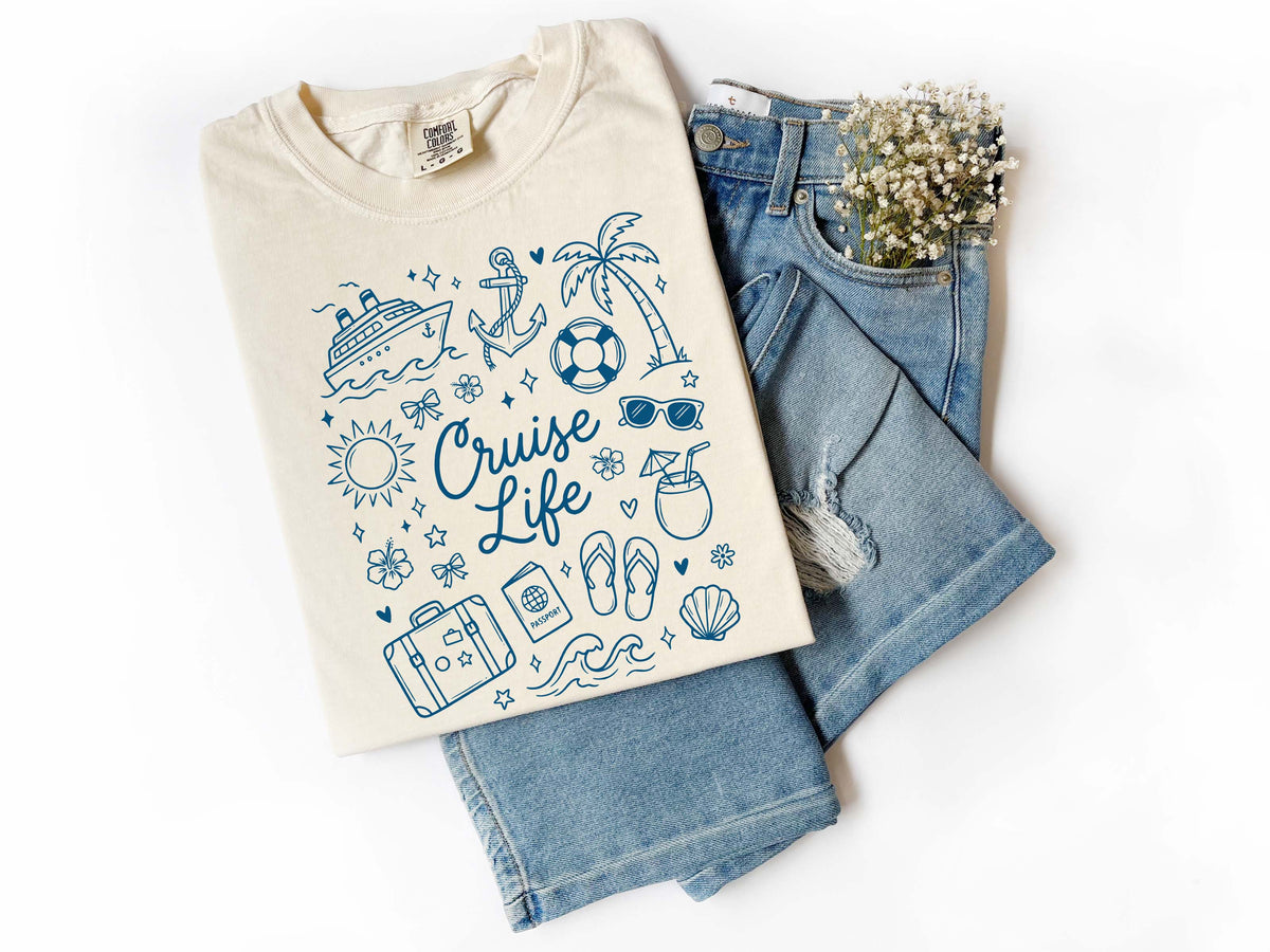 Cruise Life Dark Teal Shirt
