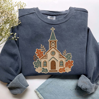FALL CHURCH FAUX APPLIQUE Shirt