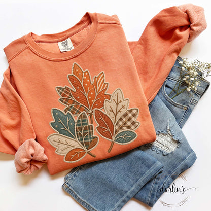 PUMPKIN FAUX APPLIQUE Shirt