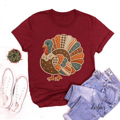 TURKEY FAUX APPLIQUE Shirt
