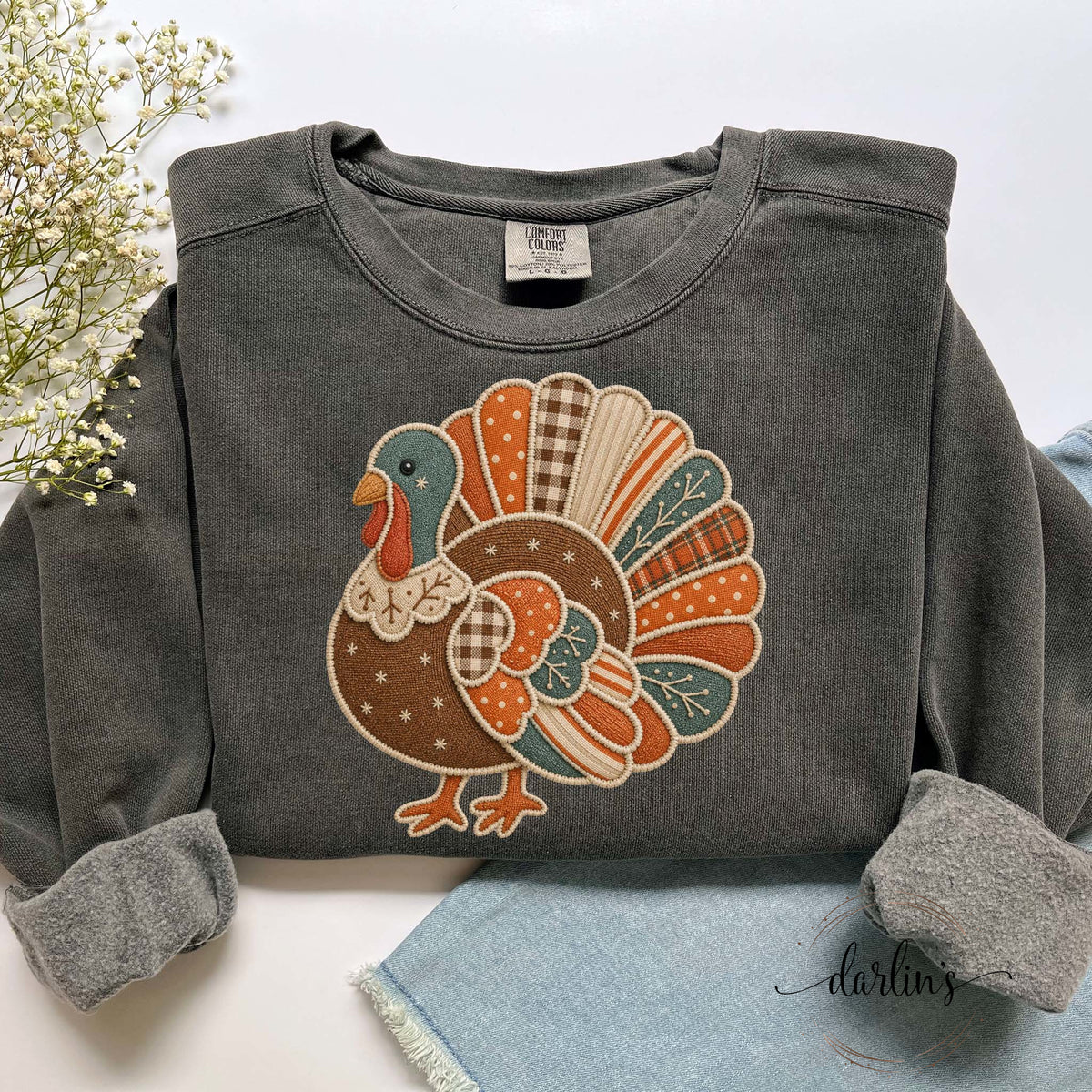TURKEY FAUX APPLIQUE Shirt