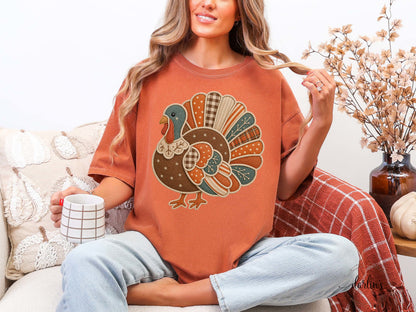 TURKEY FAUX APPLIQUE Shirt