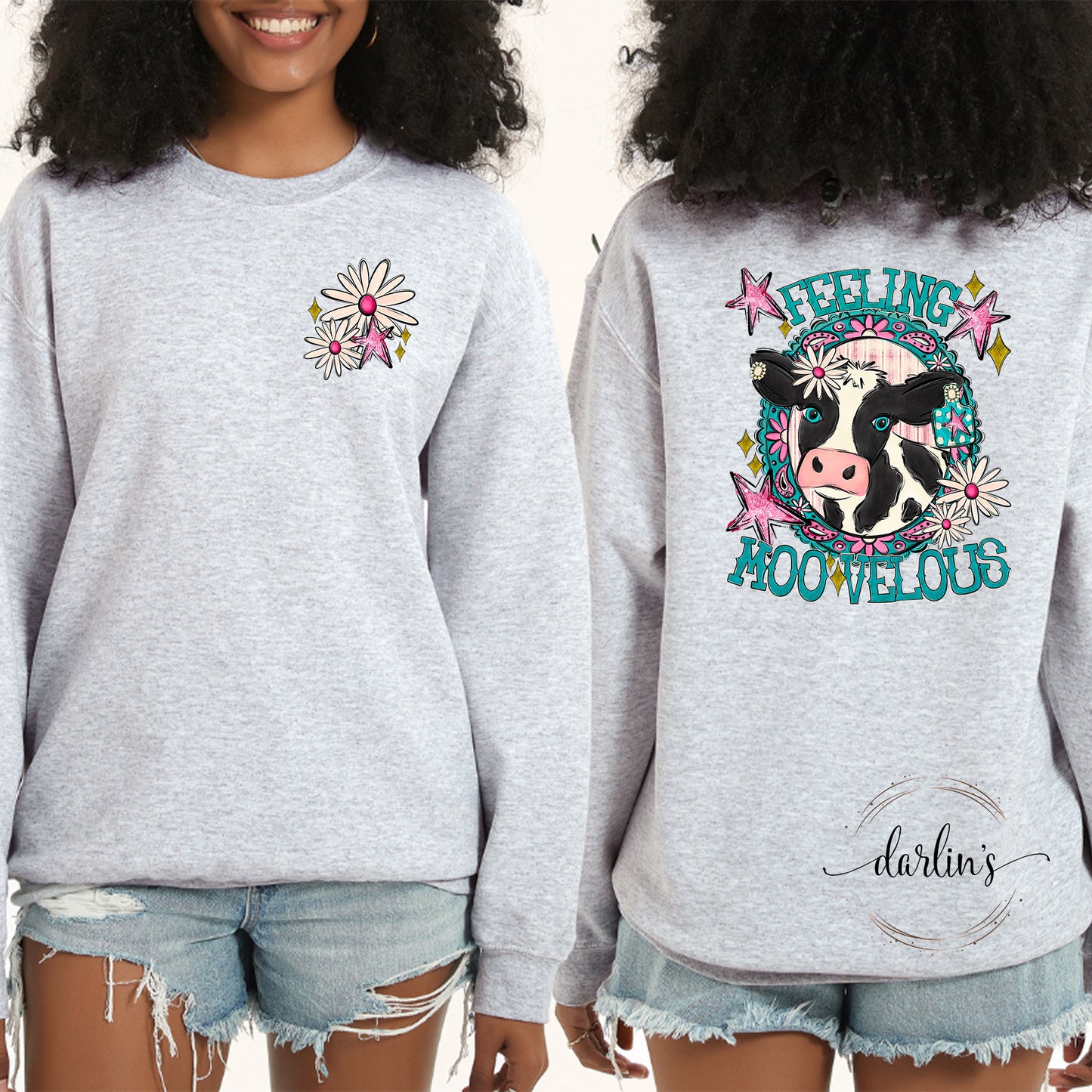 Feeling Moovelous With Pocket Design Shirt