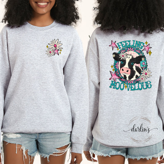 Feeling Moovelous With Pocket Design Shirt