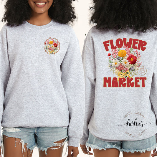Flower Market With Pocket Shirt