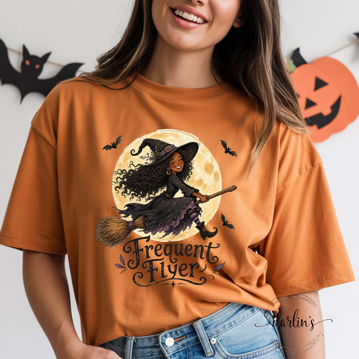 Frequent Flyer Shirt - Black Hair