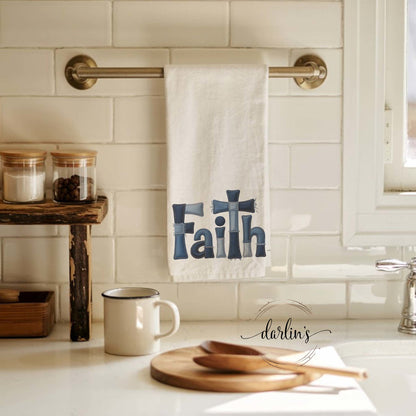 Faith Denim Kitchen Towel