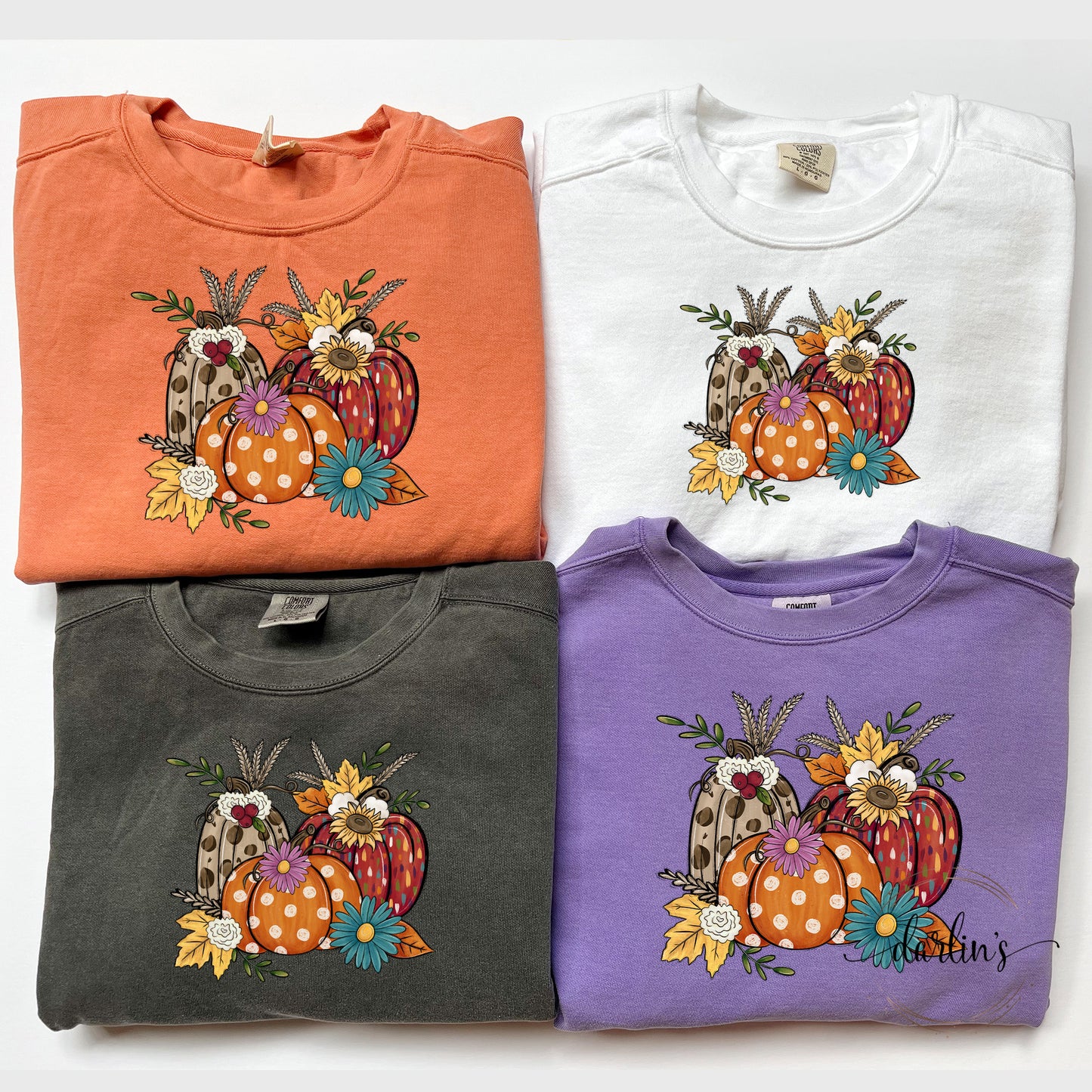 Fall Pumpkin Vignette Shirt
