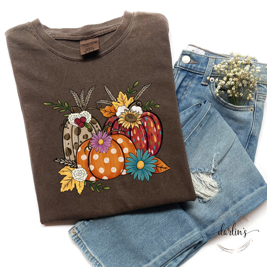 Fall Pumpkin Vignette Shirt