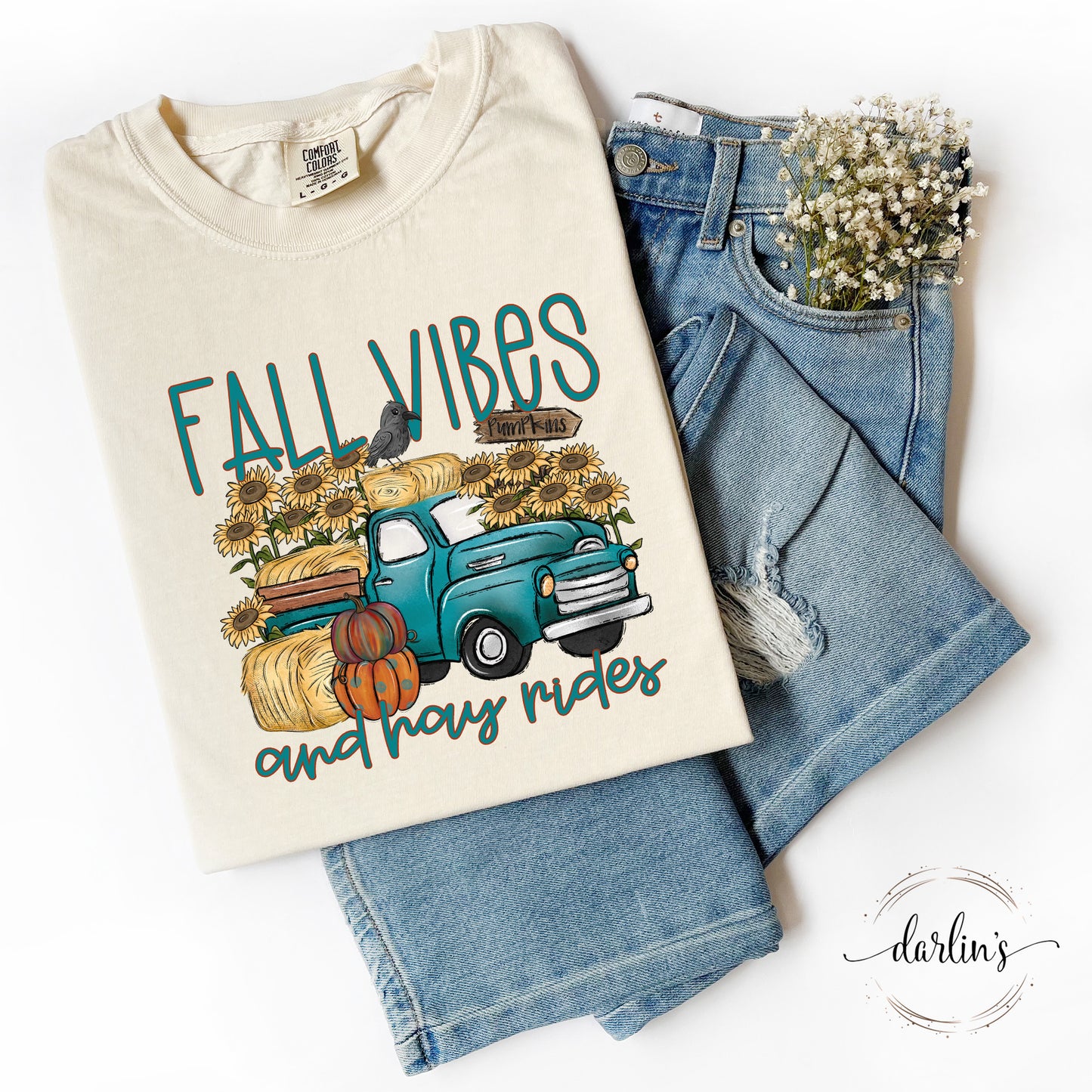 Fall Vibes And Hay Rides Shirt