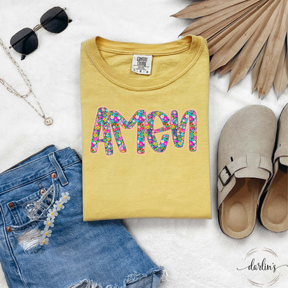 Floral Amen Shirt