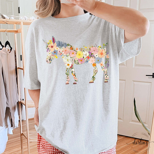 Floral Donkey Shirt