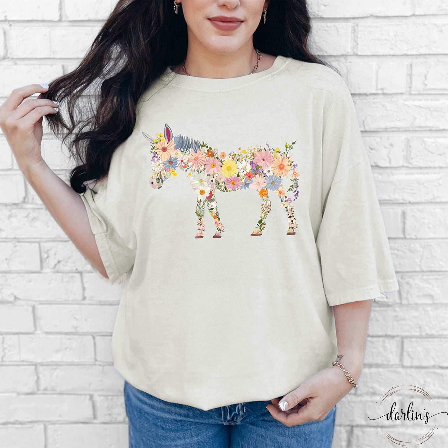 Floral Donkey Shirt