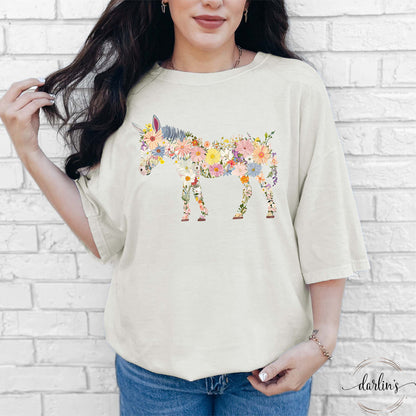 Floral Donkey Shirt