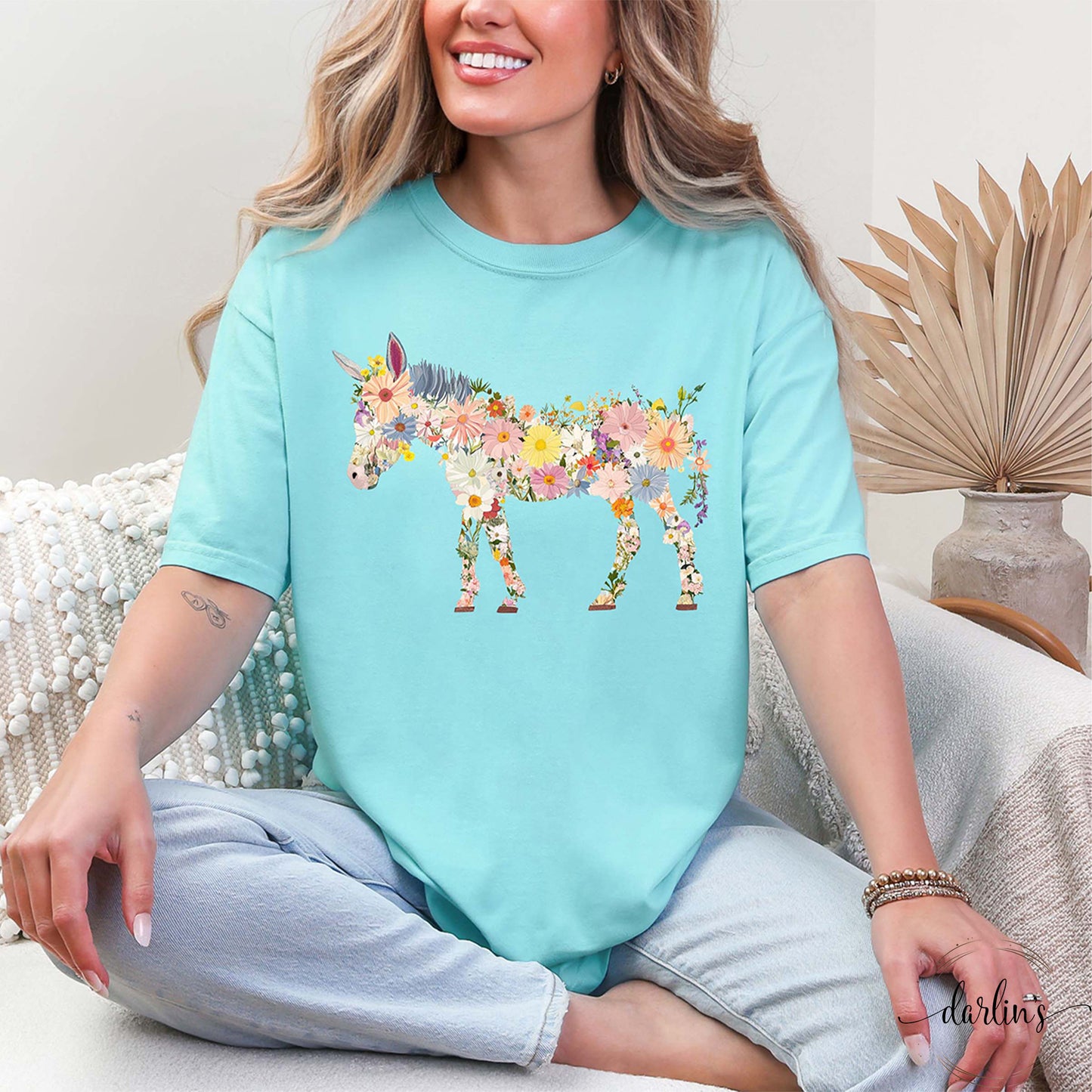 Floral Donkey Shirt