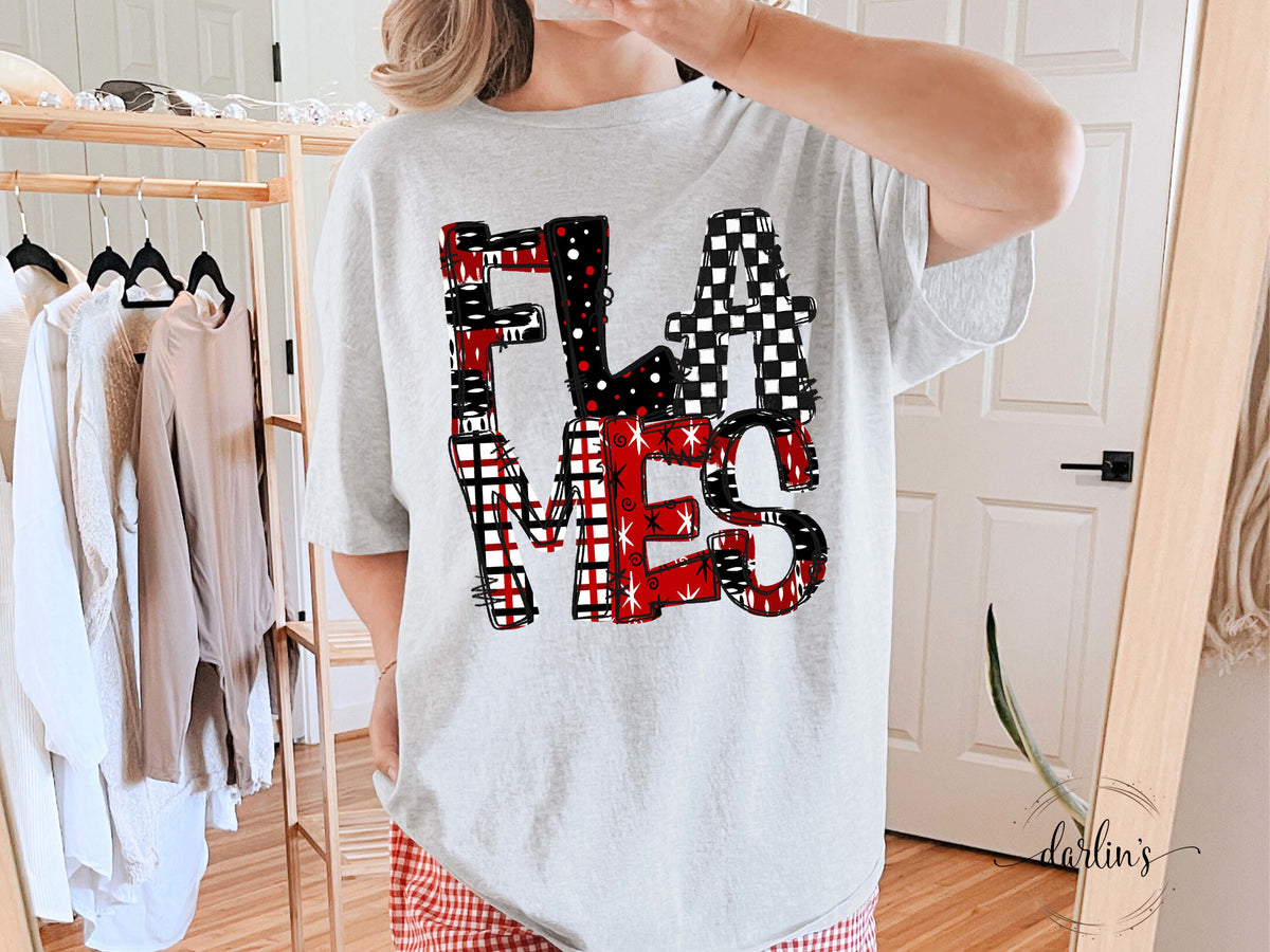Game Day Flames Shirt