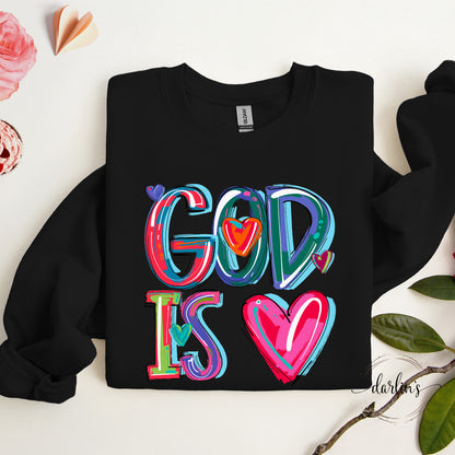 God Is Love Heart Version Shirt