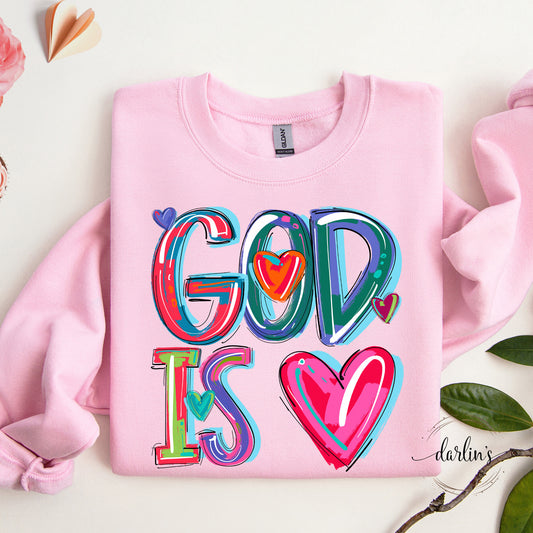 God Is Love Heart Version Shirt