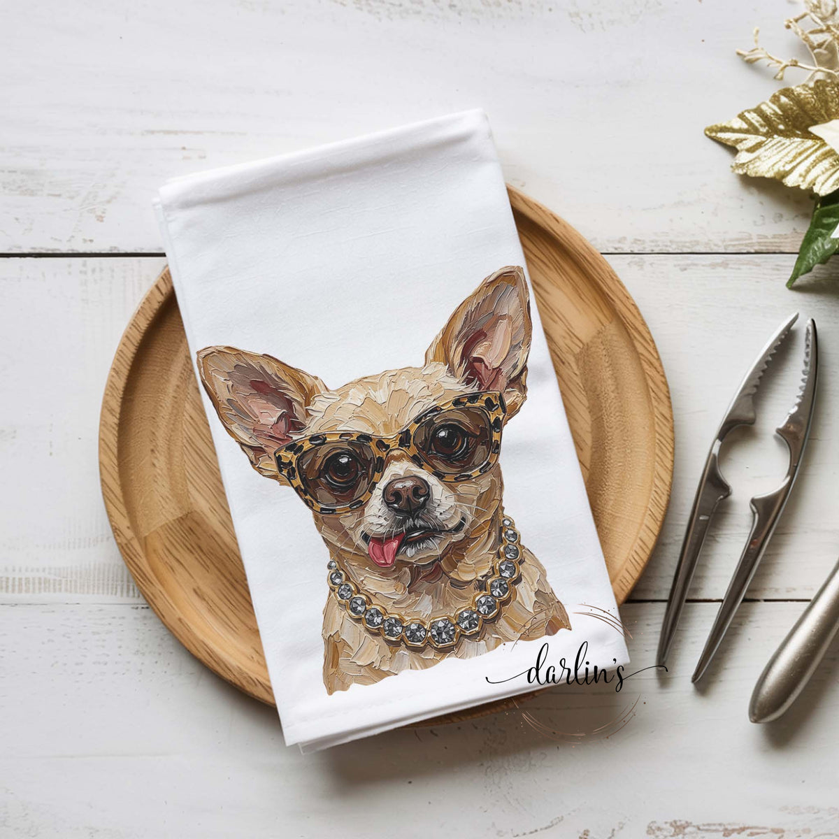 Glam Cheek Kitchen Towel