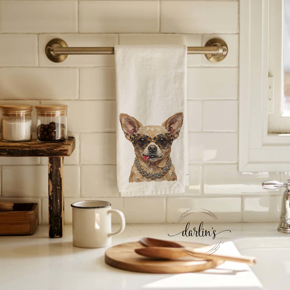 Glam Cheek Kitchen Towel