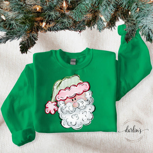 Green And Red Santa Shirt