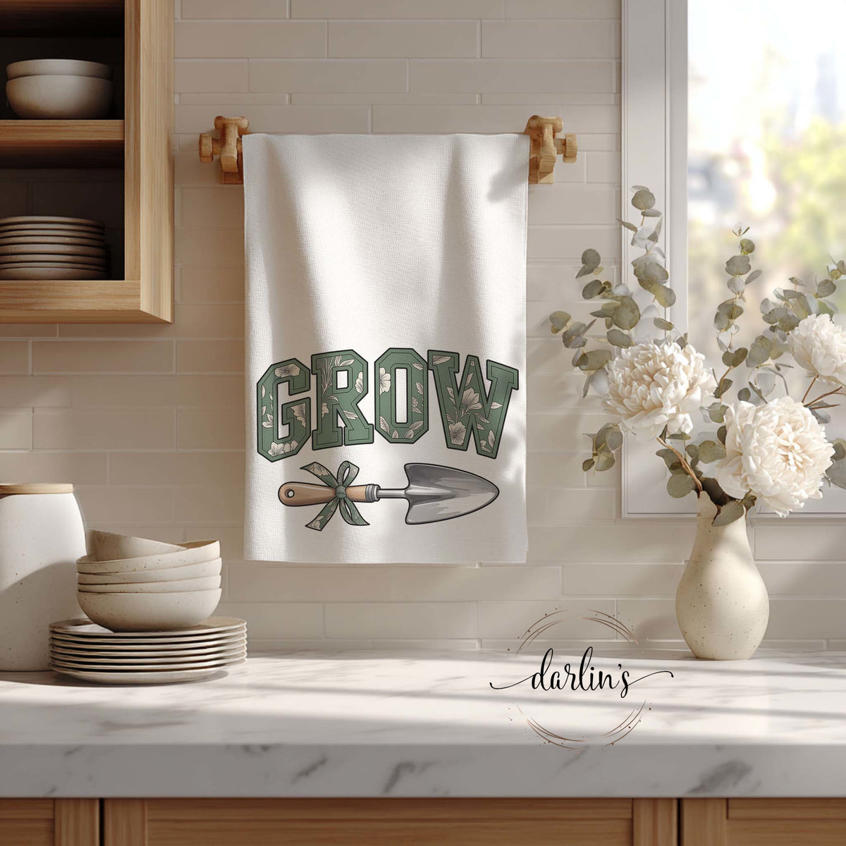 Grow Gardening Kitchen Towel