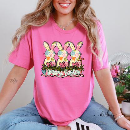 Happy Easter Bunny Trio Shirt