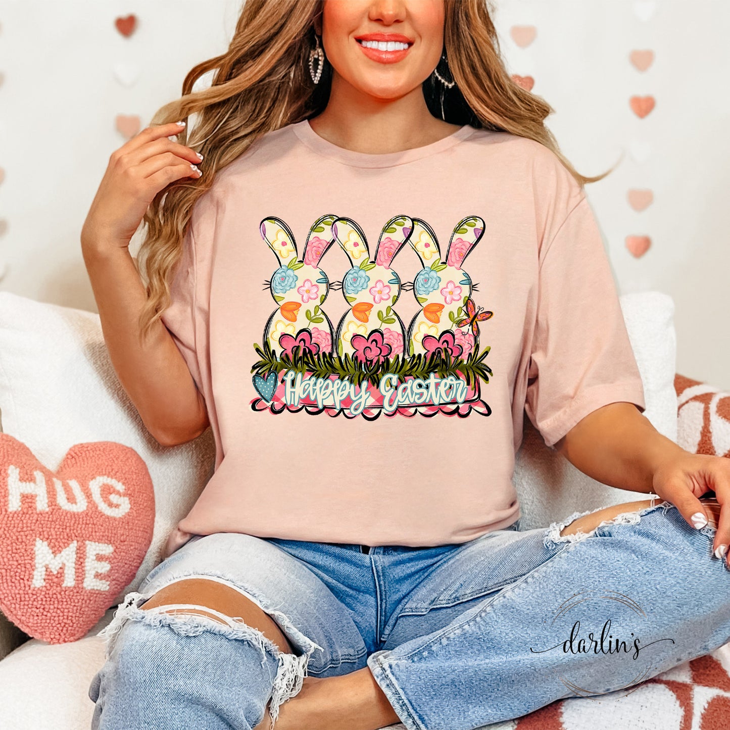 Happy Easter Bunny Trio Shirt